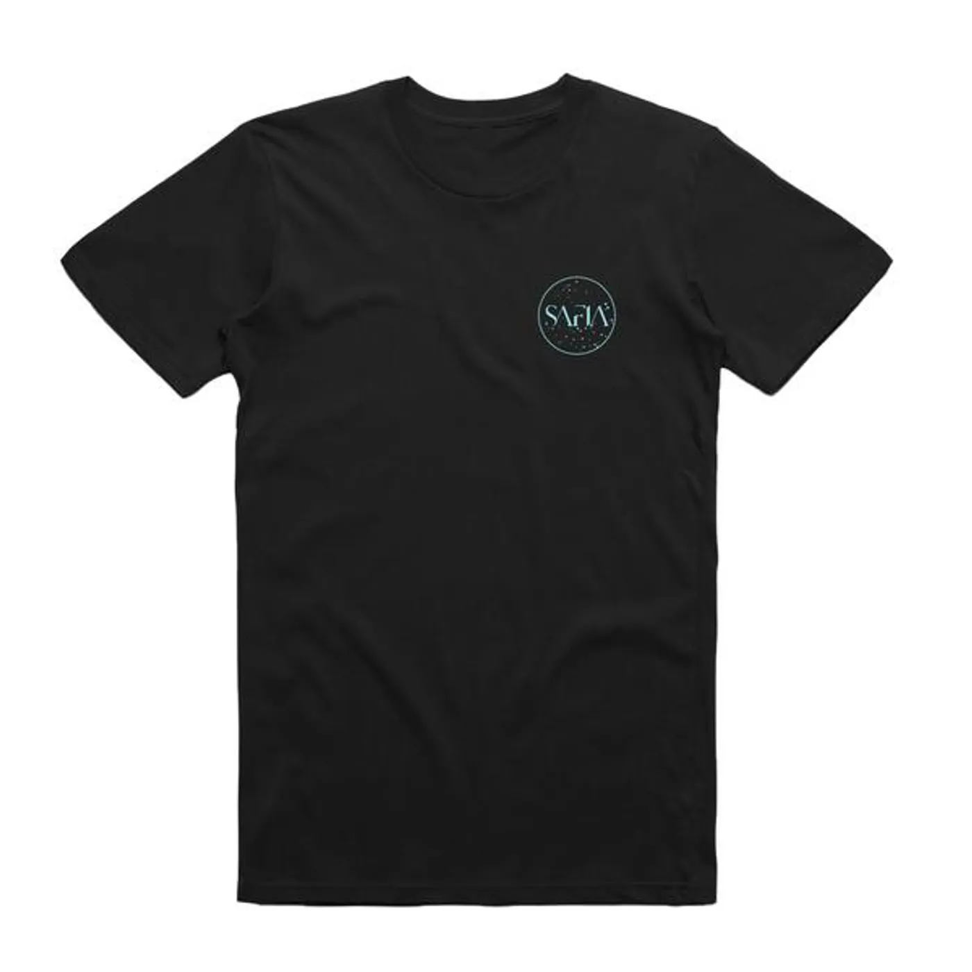 SAFIA Blue Logo Tee (Black)