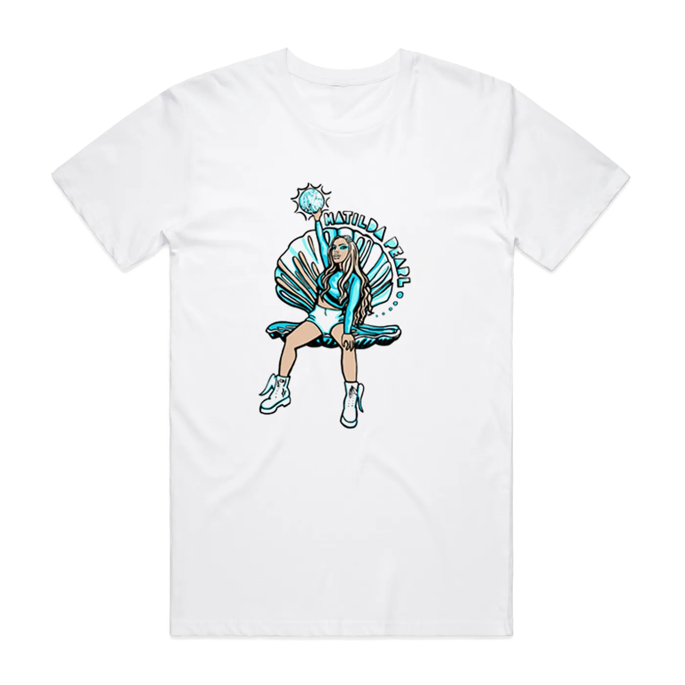 Matilda Pearl Tee (White)