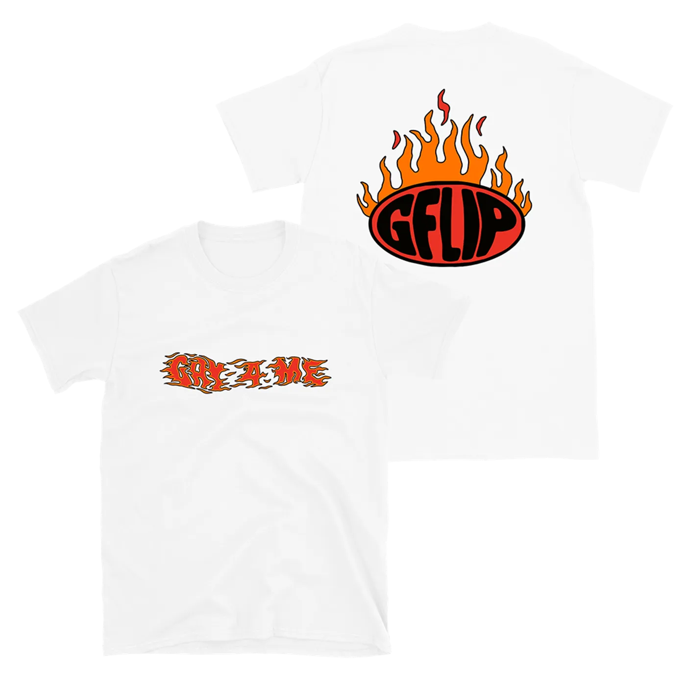 G Flip Gay 4 Me White Tee